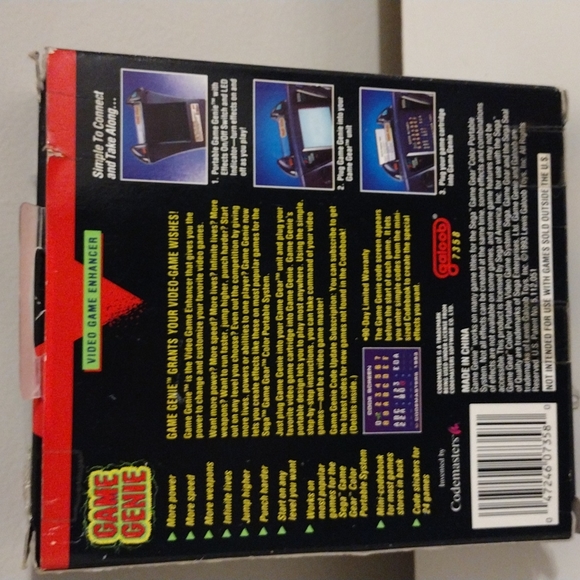 Vintage Sega game genie video game enhancer game gear - Picture 2 of 13